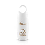 Bienenprodukte Shop ApiSupreme Duschgel für Damen mit Honig in weißer Flasche mit praktischem Hängeverschluss