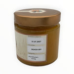 Bienenprodukte Shop Kornblumenhonig im 500g Glas mit goldfarbenem Deckel und Etikett mit Mindesthaltbarkeitsdatum