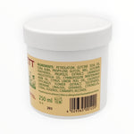 Bienenprodukte Shop API Melkfett mit Propolis, Honig und Ringelblume in einer 250 ml Dose mit Inhaltsstoffliste